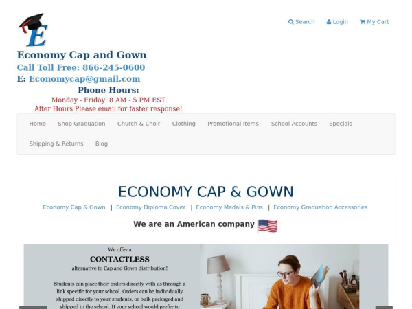 economycapandgown.com